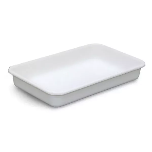 Bandeja Plastica 40 X 28 X 10 Cm - Blanca