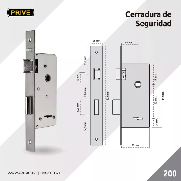 Cerradura Prive 200