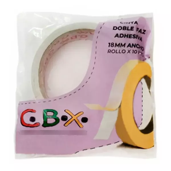 CINTA DOBLE FAZ INVISIBLE - 18 MM