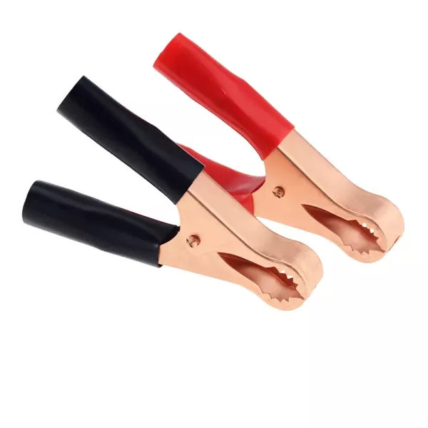 Clip Pinza Cobre 100 Mm - Roja / Negra