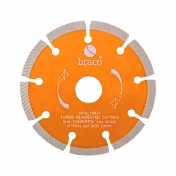 Disco Diamantado Braco 4 1/2" Universal