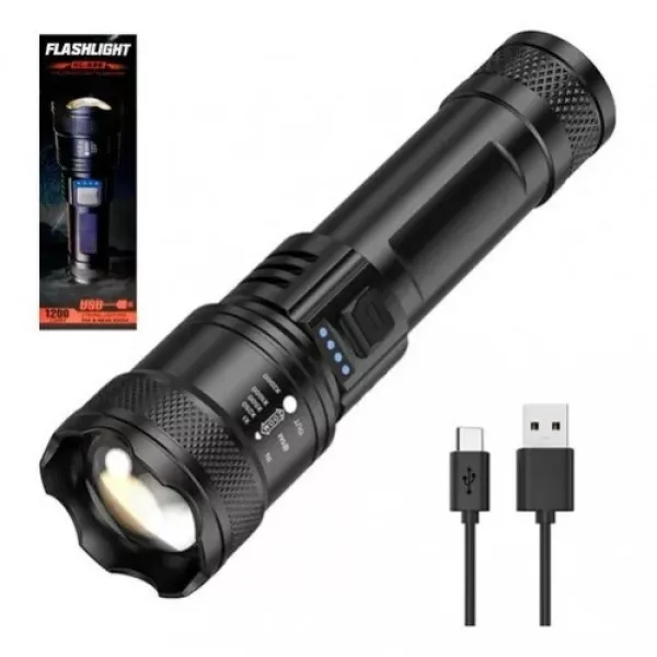 LINTERNA RECARG FLASHLIGHT - ZOOM
