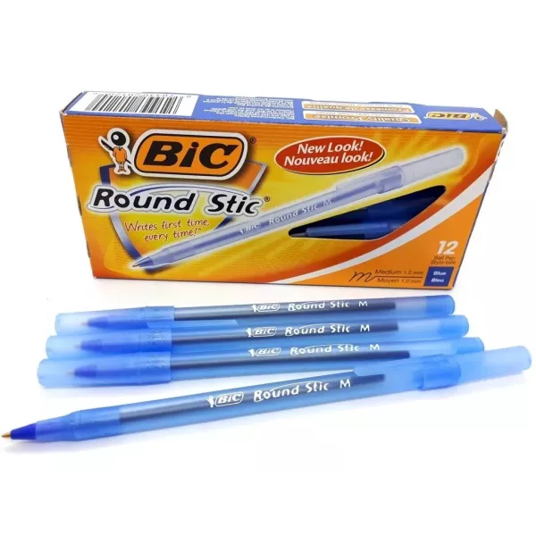 Lapicera Bic Round Stic X 12 U.