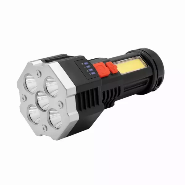 LINTERNA RECARG - 5 LEDS + LATERAL (L-29)