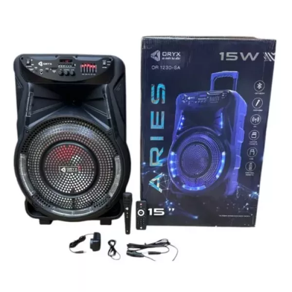 Parlante Bluetooth 15W - 15" Con Microfono